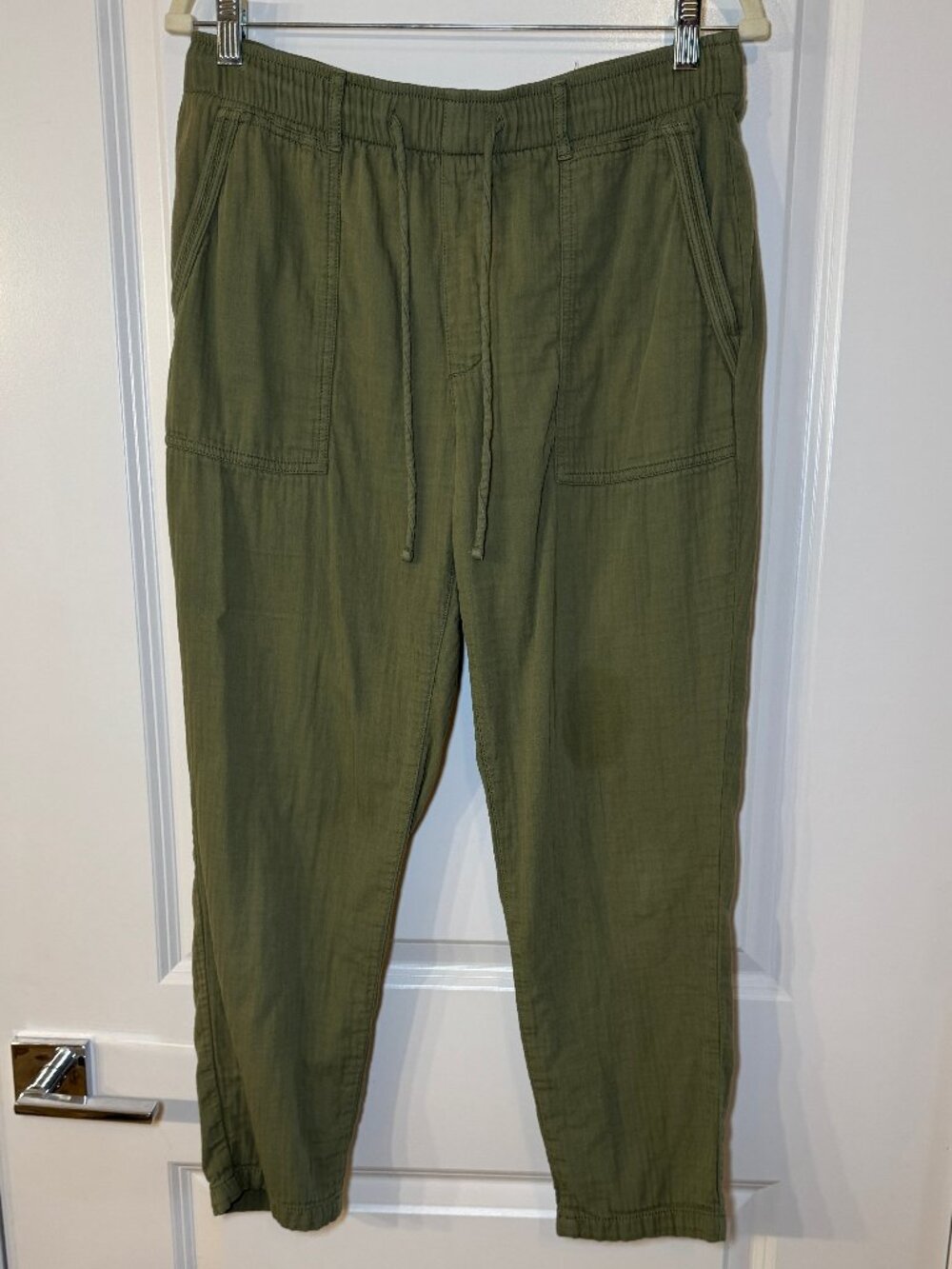 Olive Green Cotton Joggers, Medium Old Navy Project Pants